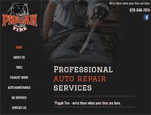 Tablet Screenshot of pisgahtire.com